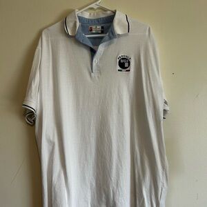 Payper White Polo Shirt with Blue Accents MG2 Embroidery
